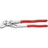 Pliers wrench with pl.-coated handles 150mm